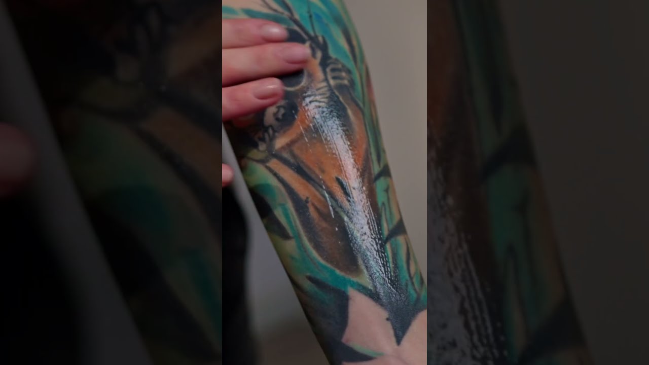 Tattoo Aftercare Gel by The Color Bright - How to use?, image size:1280x720